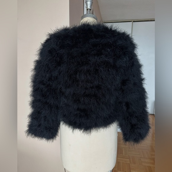 ❌SOLD ON MY INSTAGRAM FOX The Label Black Feather Jacket - Picture 10 of 13